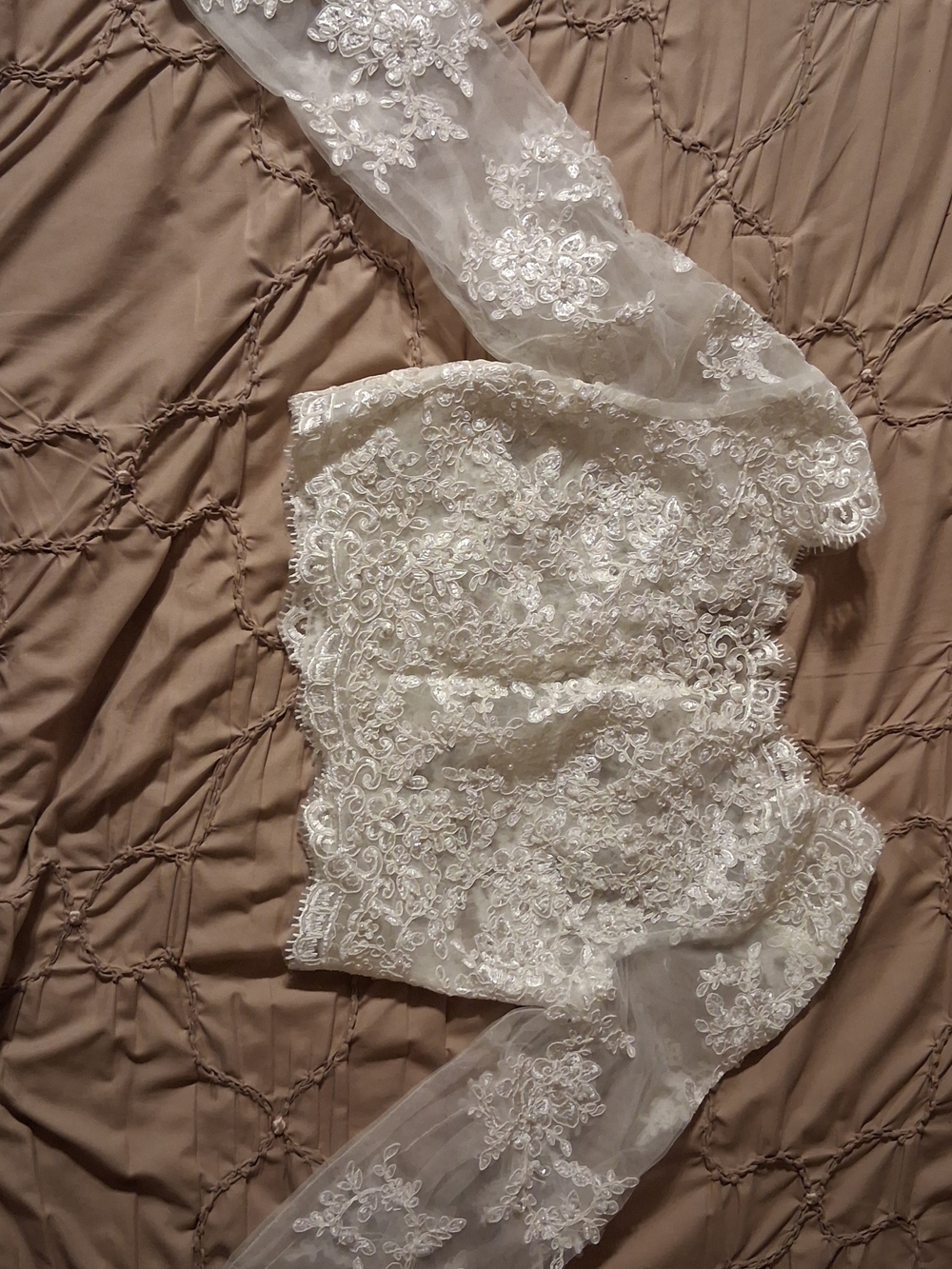 New w/o tags Elegant White Lace Women's XS Bolero